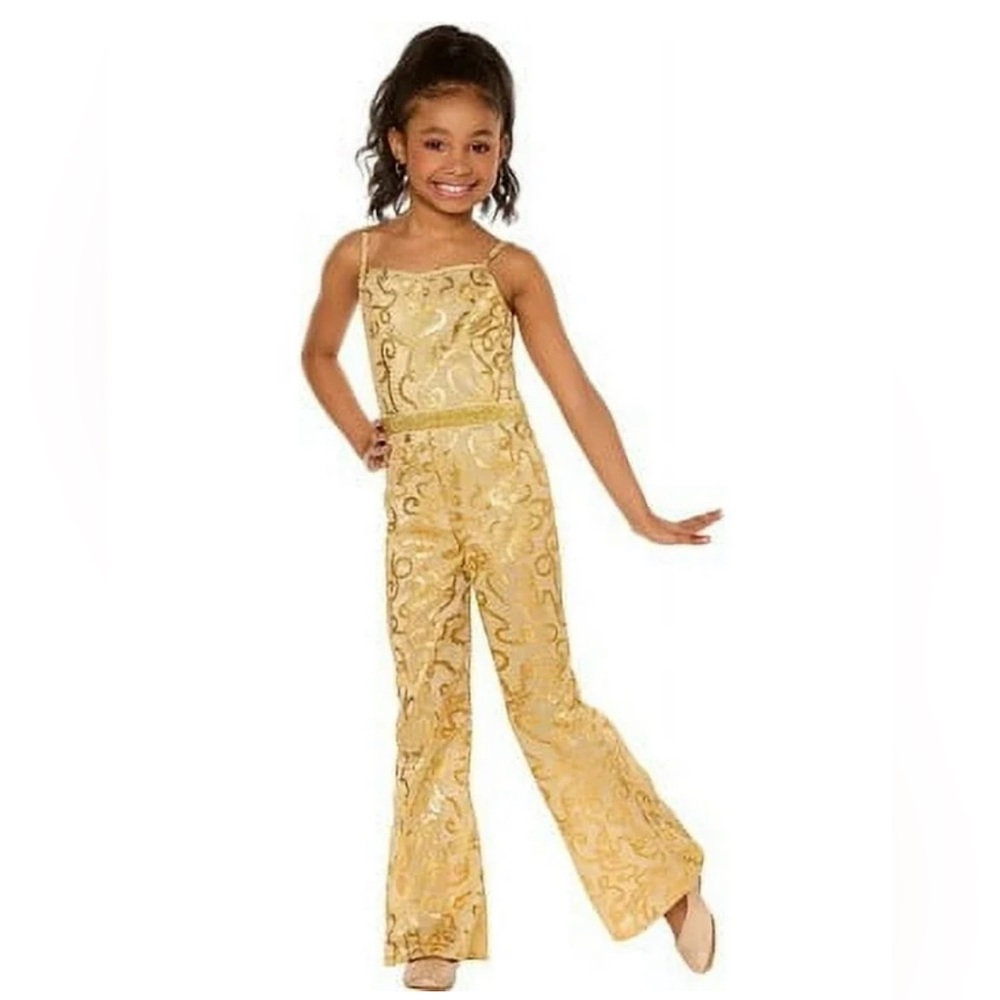 InSpirit Designs Barbie Gold Disco child costume. NWT various sizes